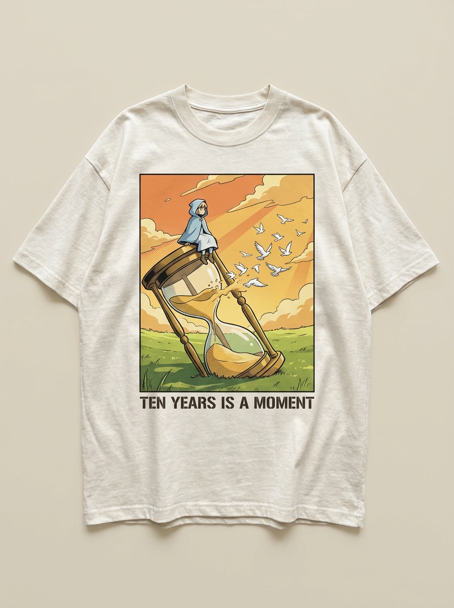 TEN YEARS IS A MOMENT